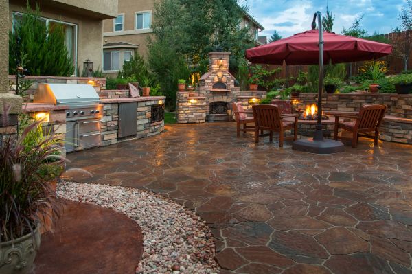 Cost of Stone Patio Construction in Fenton